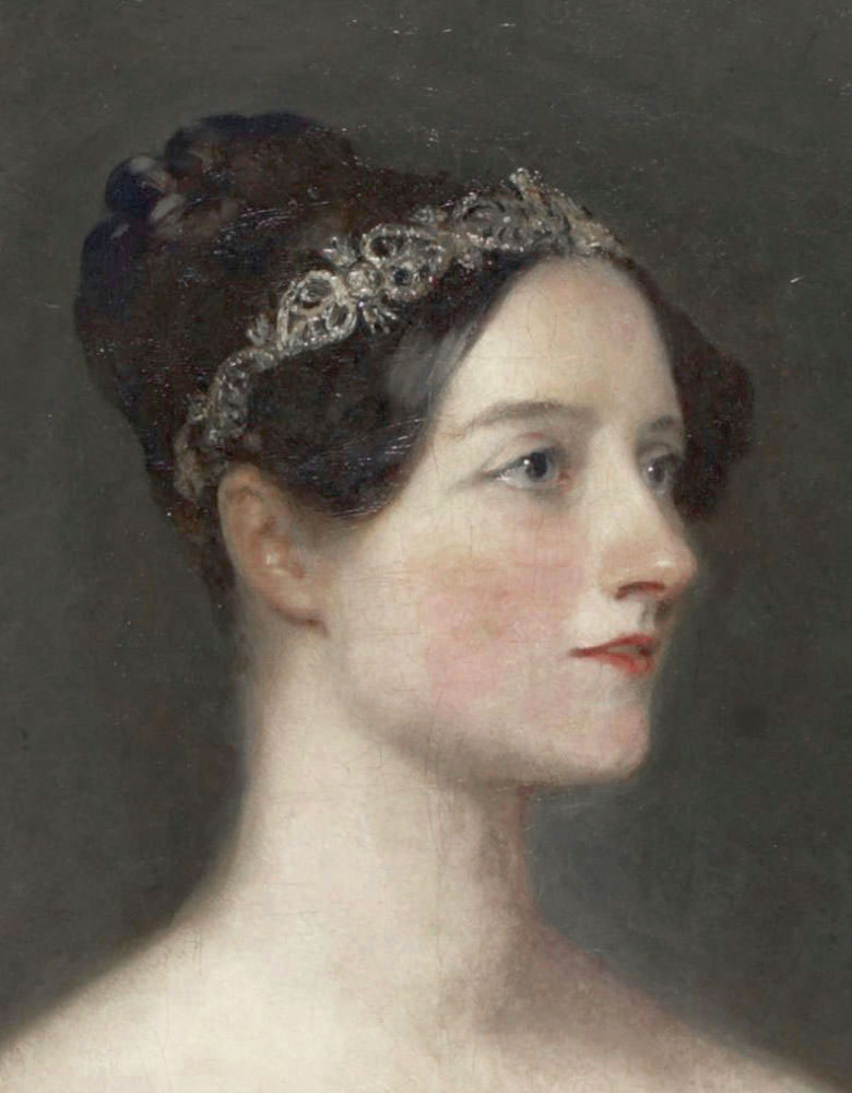 Portrait of Ada Lovelace by Margaret Sarah Carpenter